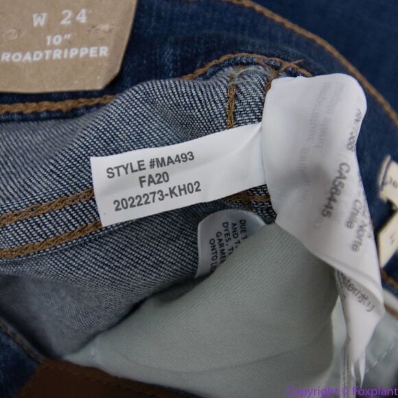 Madewell 10" High-Rise Roadtripper‎ Supersoft Jeans in Playford Wash, 24 - Picture 15 of 16